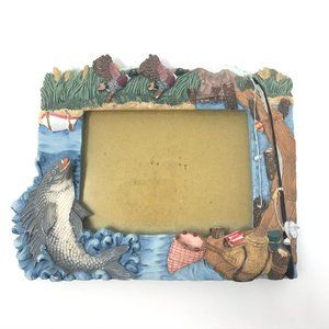 Fishing Decorative Ceramic Picture Frame